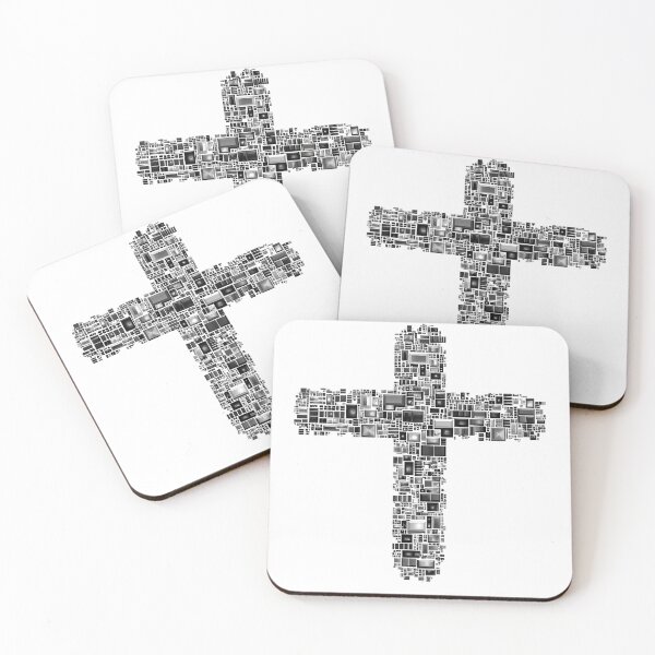 Item preview, Digital Faith – Cross Made of Keyboard Keys designed and sold by Alphakenon.