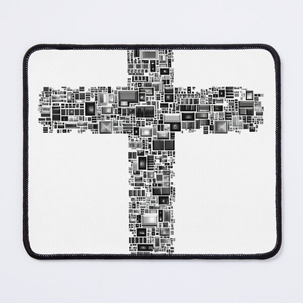 Item preview, Digital Faith – Cross Made of Keyboard Keys designed and sold by Alphakenon.
