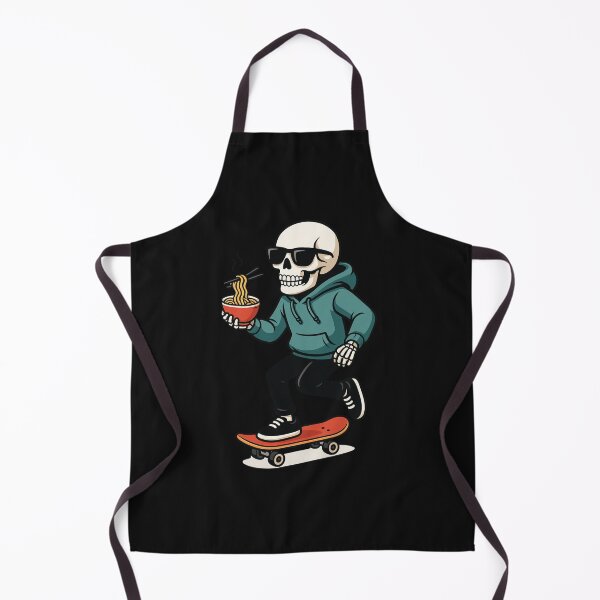 Item preview, Funny Skeleton Drinking Coffee on Skateboard | Cool Cartoon Skeleton Art designed and sold by ColorSplash123.