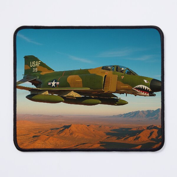 Item preview, McDonnell Douglas F-4 Phantom II Over Desert Terrain designed and sold by Skyframe Aviation.