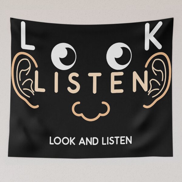 Item preview, Look and listen designed and sold by Sandra78.