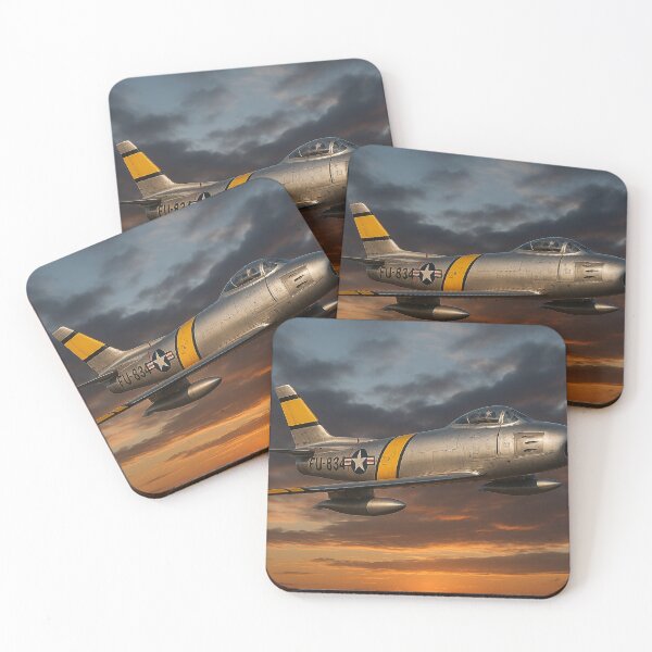 Item preview, North American F-86 Sabre at Dusk designed and sold by Skyframe Aviation.