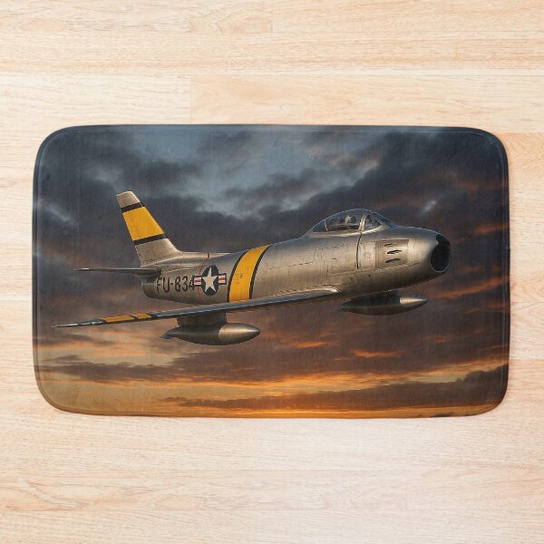 Item preview, North American F-86 Sabre at Dusk designed and sold by Skyframe Aviation.