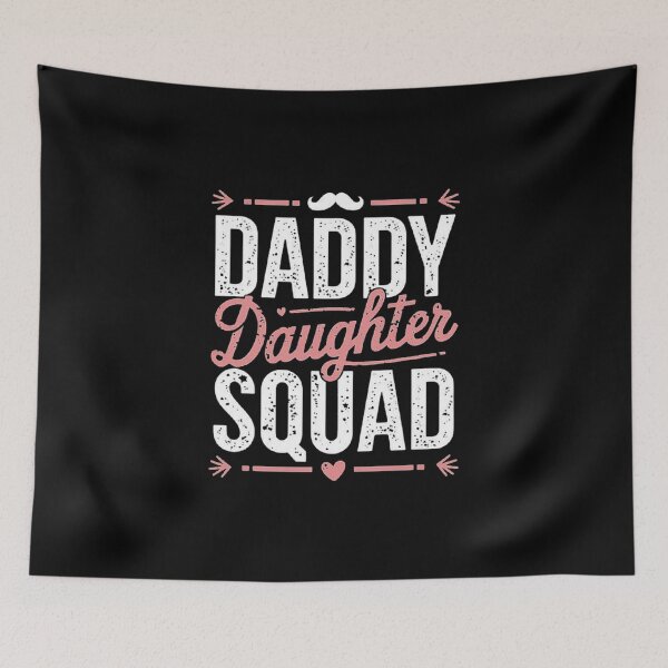 Item preview, Daddy Daughter Squad – Cute Matching Family Design with Pink Glitter Text designed and sold by love3617.