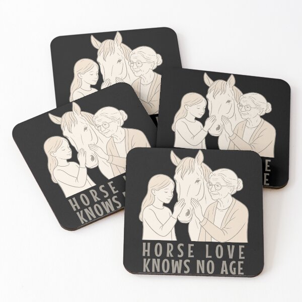 Artikelvorschau, Horse Love Knows No Age Pferde Lieben entworfen und verkauft von LuminOrb.