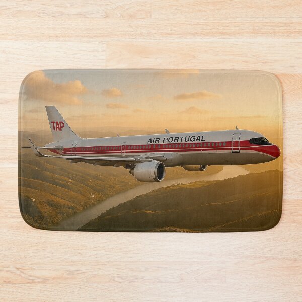Item preview, TAP Air Portugal A321neo Retro Livery Over Douro Valley designed and sold by Skyframe Aviation.