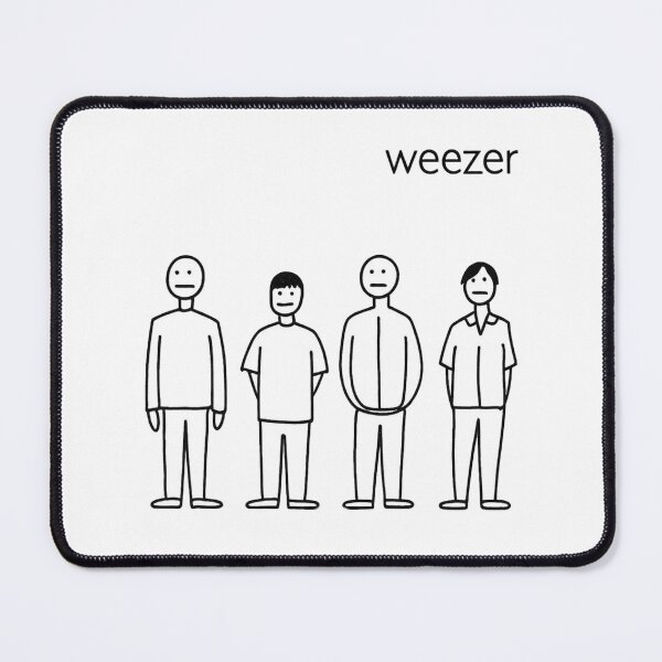 Item preview, Weezer - Minimalist Drawing (Black on White) designed and sold by curseofkazar.