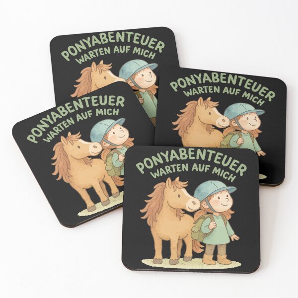 Item preview, Pony Adventures Waiting For Me Horses Girls designed and sold by LuminOrb.