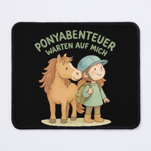 Item preview, Pony Adventures Waiting For Me Horses Girls designed and sold by LuminOrb.