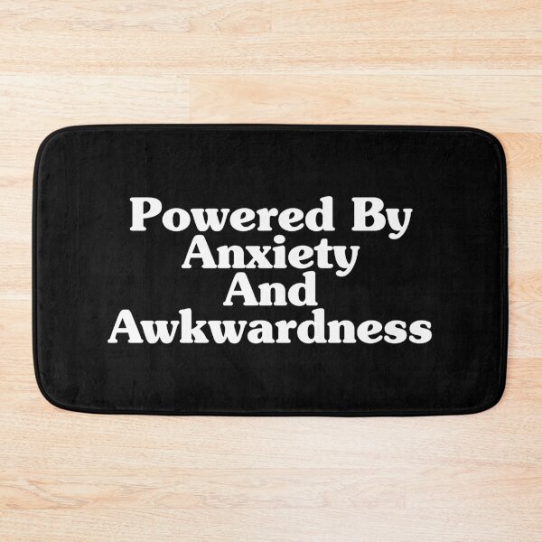 Item preview, Powered By Anxiety And Awkwardness designed and sold by xhearalisa.