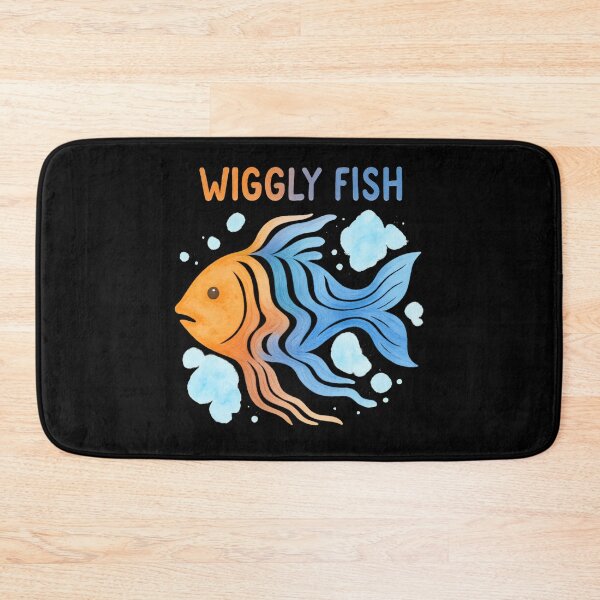 Item preview, Wiggly Fish – Watercolor Flow designed and sold by ALITOPRINCE.