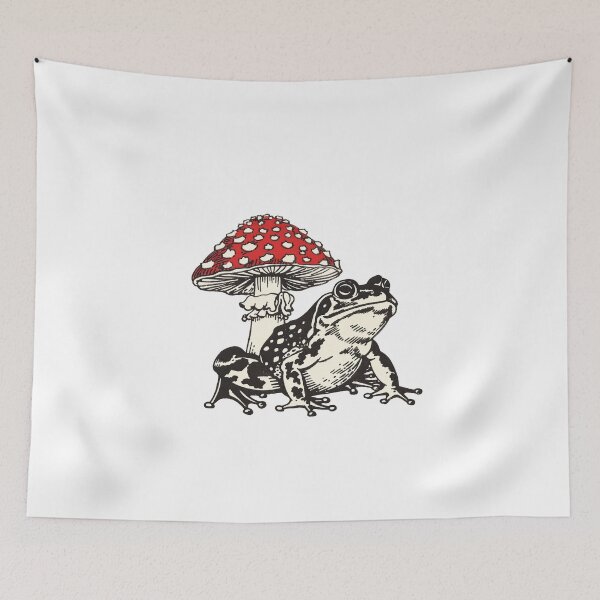 Item preview, Frog With Mushroom designed and sold by xiao xuans.