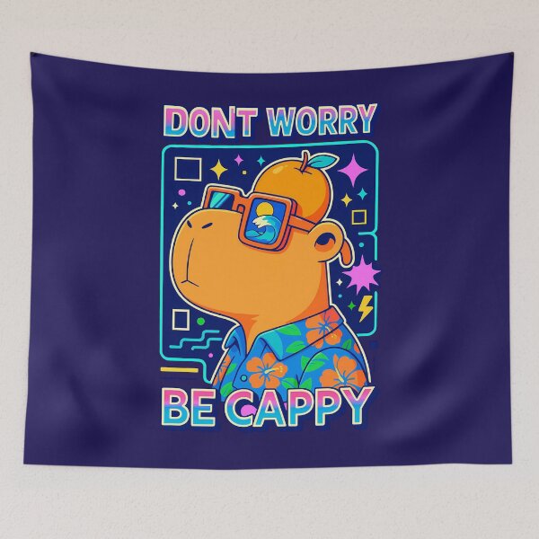 Item preview, Don't Worry Be Cappy Y2K designed and sold by TheSamuraiCat.