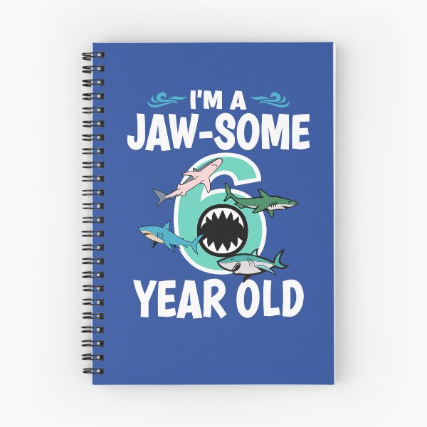 Item preview, Kids Im Jaw Some 6 Year Old Shark 6th Birthday Boys Girls Kids designed and sold by giftfromheart.