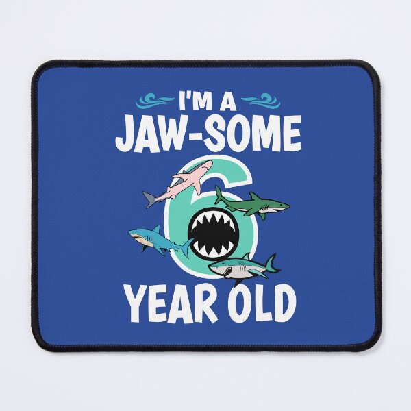 Item preview, Kids Im Jaw Some 6 Year Old Shark 6th Birthday Boys Girls Kids designed and sold by giftfromheart.