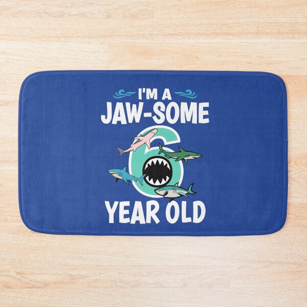 Item preview, Kids Im Jaw Some 6 Year Old Shark 6th Birthday Boys Girls Kids designed and sold by giftfromheart.