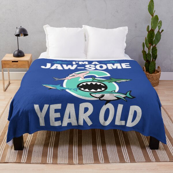 Item preview, Kids Im Jaw Some 6 Year Old Shark 6th Birthday Boys Girls Kids designed and sold by giftfromheart.