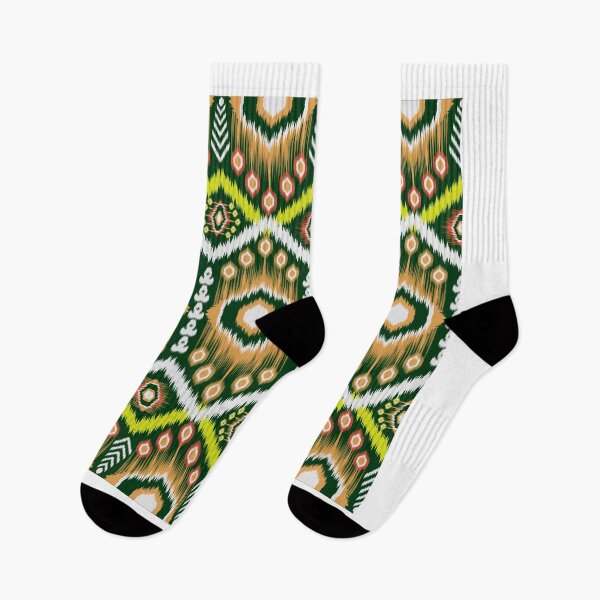 Item preview, Geometric Ikat abstract pattern seamless designed and sold by Aesthetic shapes design.