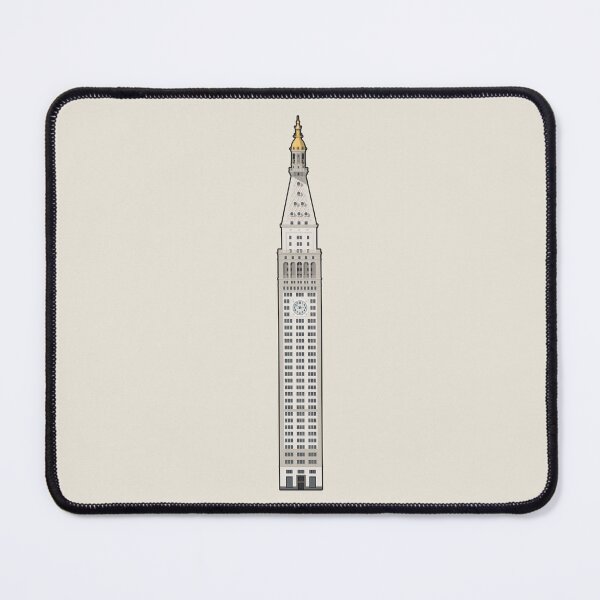 Item preview, Metropolitan Life Tower New York Architectural Illustration (Outlined) designed and sold by archetype prints.