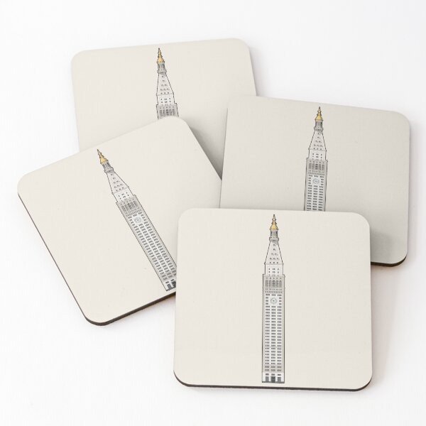 Item preview, Metropolitan Life Tower New York Architectural Illustration (Outlined) designed and sold by archetype prints.