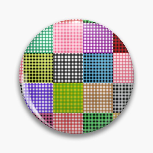 Item preview, Colorful Gingham Plaid Patchwork Design  designed and sold by PatternTitan.