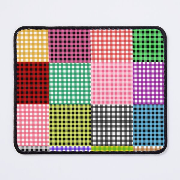 Item preview, Colorful Gingham Plaid Patchwork Design  designed and sold by PatternTitan.