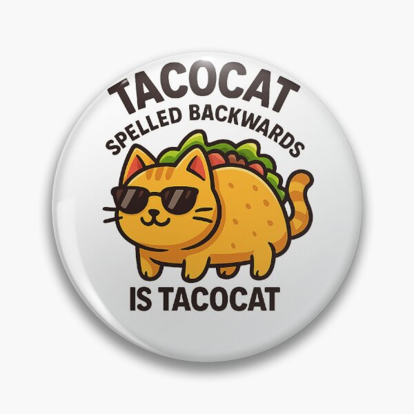 Item preview, Tacocat: The Purrfectly Spicy Palindrome designed and sold by SnappyPineapple.