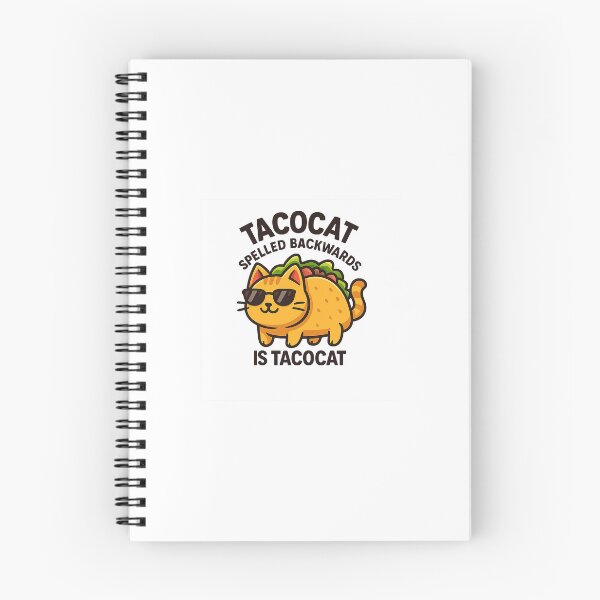 Item preview, Tacocat: The Purrfectly Spicy Palindrome designed and sold by SnappyPineapple.