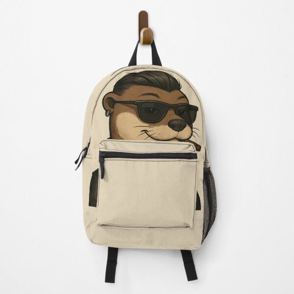 Item preview, Cool Otter with Sunglasses and Leather Jacket designed and sold by Veil Studio.