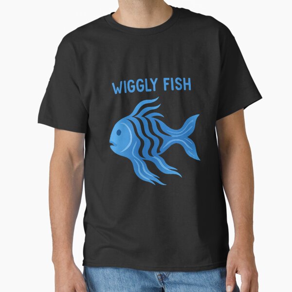 Item preview, Wiggly Fish – Blue Flow Edition designed and sold by ALITOPRINCE.