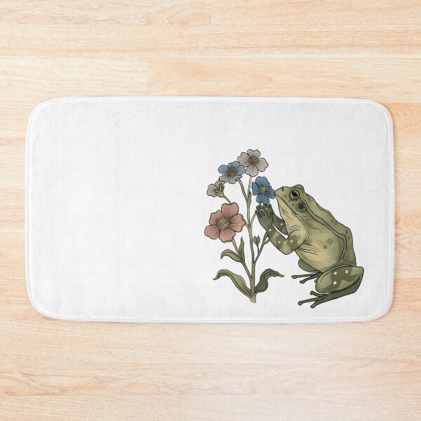 Item preview, A Frog Smelling Flowers designed and sold by xiao xuans.