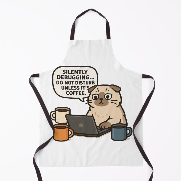 Item preview, Siamese Cat Coder – Funny Debugging Coffee Lover Cat – Do Not Disturb Programmer Gift designed and sold by Soft Strength Studio.
