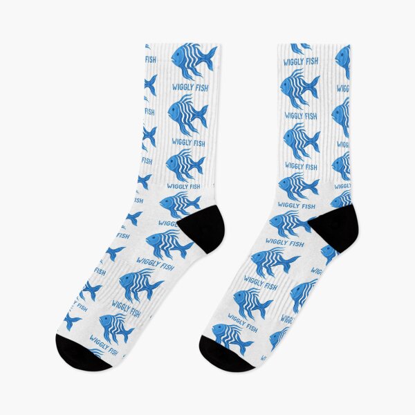 Item preview, Wiggly Fish – Blue Flow Edition designed and sold by ALITOPRINCE.