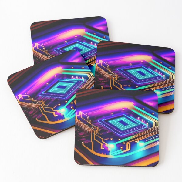 Item preview, Motherboard Colorful Abstract Art designed and sold by Esterlane.