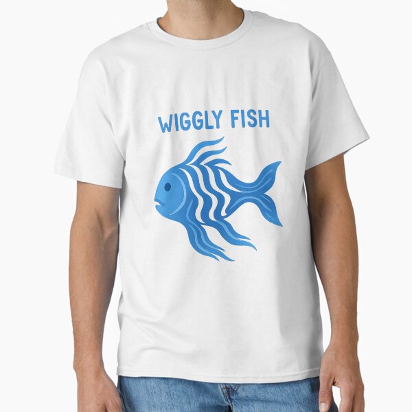 Item preview, Wiggly Fish – Blue Flow Edition designed and sold by ALITOPRINCE.