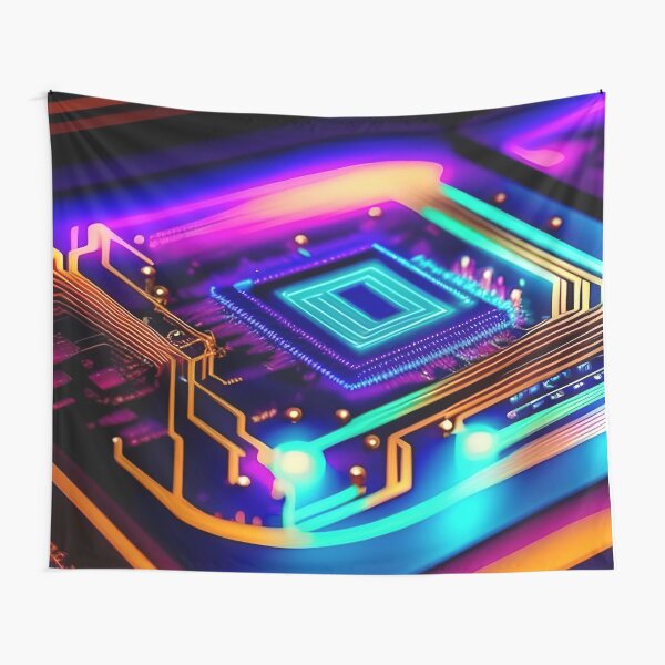 Item preview, Motherboard Colorful Abstract Art designed and sold by Esterlane.