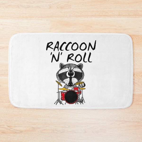 Item preview, Raccoon 'N' Roll, Drummer Drum Teacher Musician Funny designed and sold by doodlerob.