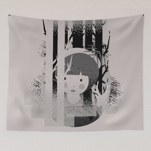 Item preview, Girl in the forest designed and sold by dk80.