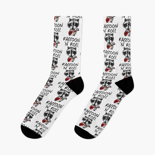 Item preview, Raccoon 'N' Roll Bass Guitar Teacher Bassist Musician Funny designed and sold by doodlerob.