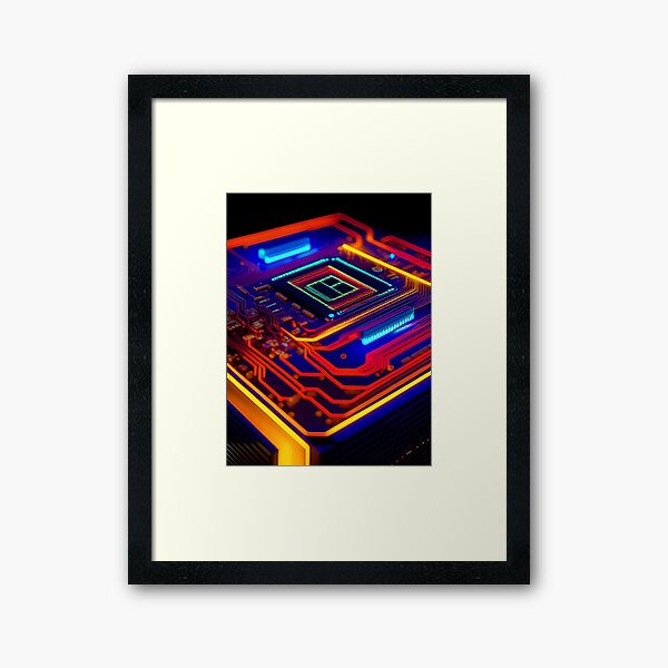 Item preview, Digital Tech Red Abstract Art designed and sold by Esterlane.