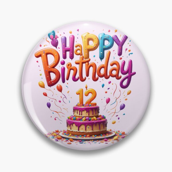 Artikelvorschau, Niedlich, Alles Gute zum 12. Geburtstag entworfen und verkauft von Itsheartshop.