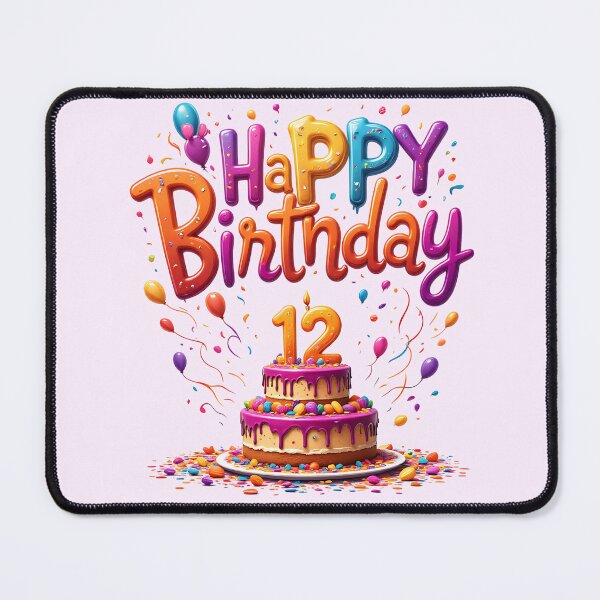 Item preview, Cute Happy 12th Birthday designed and sold by Itsheartshop.
