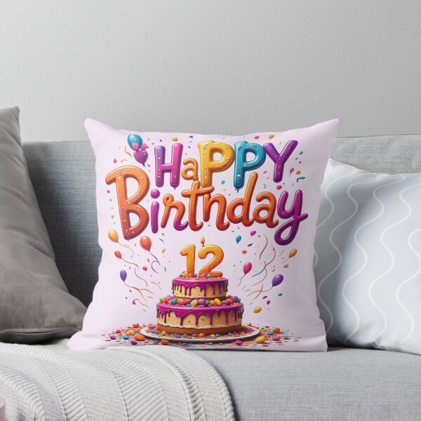 Item preview, Cute Happy 12th Birthday designed and sold by Itsheartshop.
