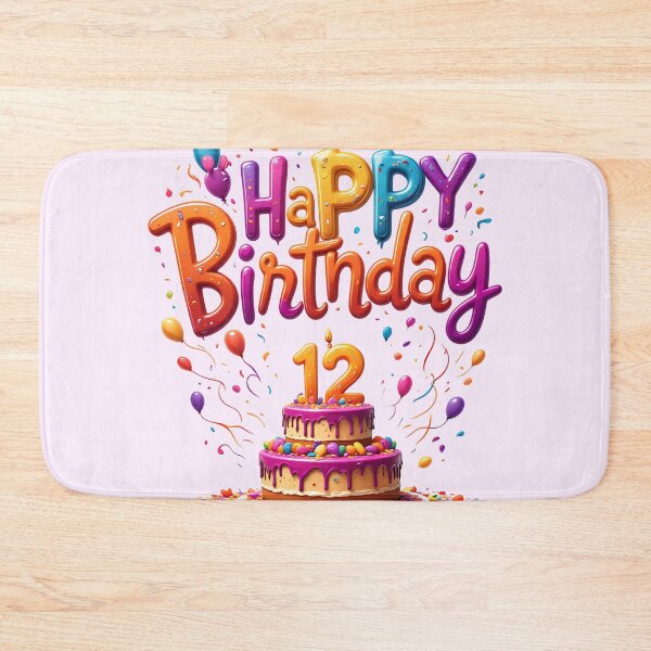 Item preview, Cute Happy 12th Birthday designed and sold by Itsheartshop.