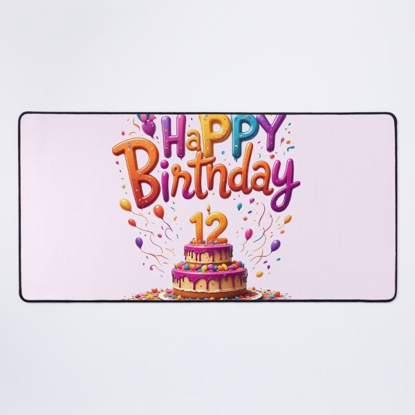 Item preview, Cute Happy 12th Birthday designed and sold by Itsheartshop.