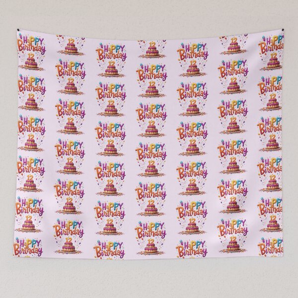 Item preview, Cute Happy 12th Birthday designed and sold by Itsheartshop.