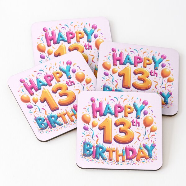 Item preview, Cute Happy 13th Birthday designed and sold by Itsheartshop.