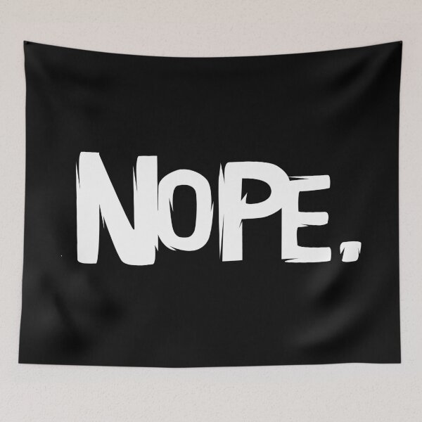 Item preview, nope lettering as an illustration designed and sold by AndreMi.