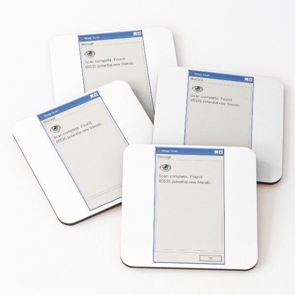 Item preview, Funny Nmap Scan Found 65535 New Friends designed and sold by ThisNetWear.