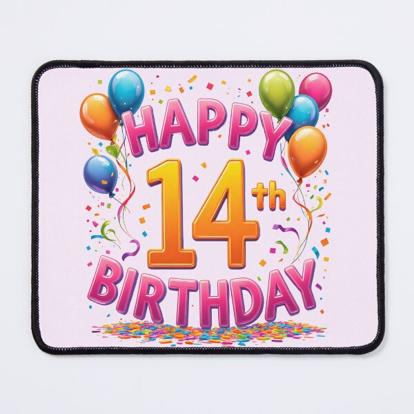 Item preview, Cute Happy 14th Birthday designed and sold by Itsheartshop.